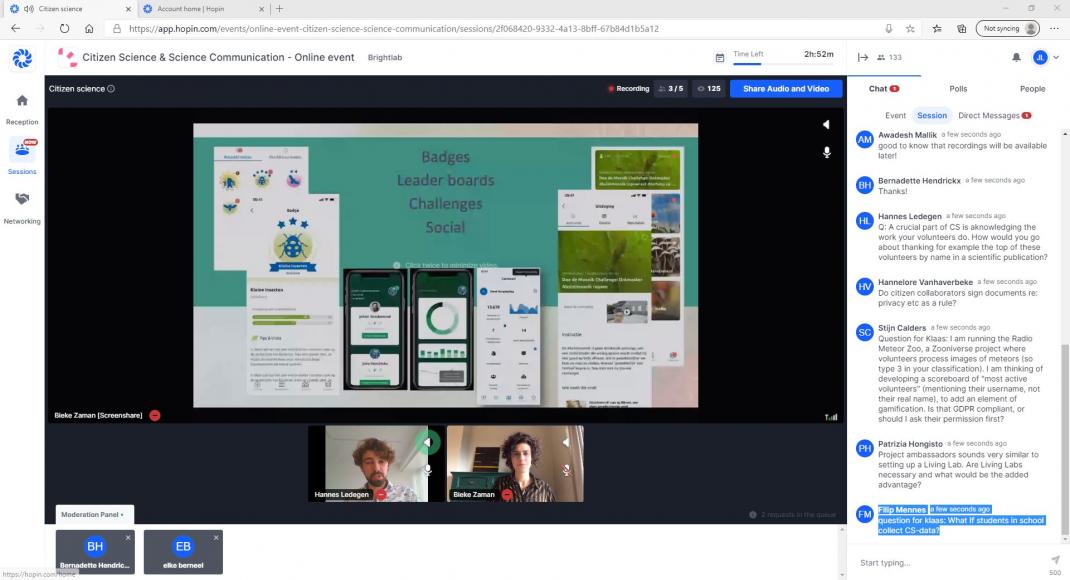 Citizen Science & Science Communication - Hannes Ledegen en Bieke Zaman