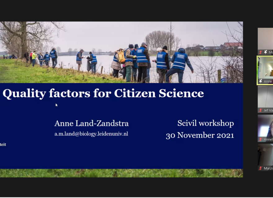 Screenshot van workshop